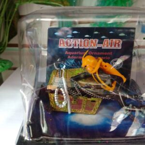 Buceador con burbujas