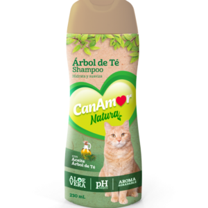 Shampoo CanAmor Arbol de Te Gatos 230ml