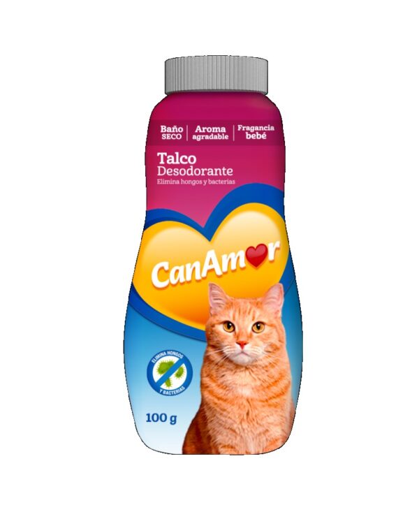 Baño Seco Desodorante Gato CanAmor 100gr