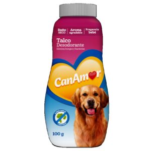 Baño Seco Desodorante CanAmor Perro 100gr