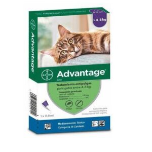 Pipeta Antipulgas Advantage Gatos de 4-8 Kilos