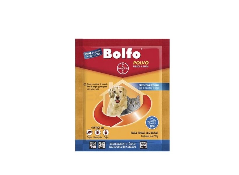 Baño Seco Insecticida Bolfo 20gr