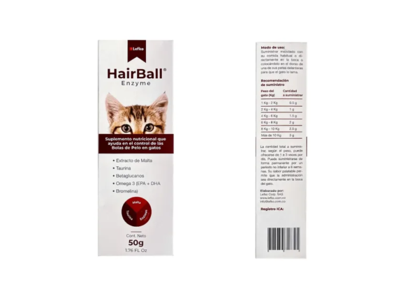 Suplemento Para Gato HairBall Enzyme