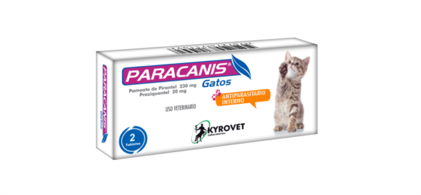Desparasitante en tableta para Gato Paracanis Gato 4kg