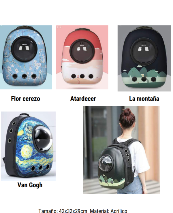 Cargador para gato Ref. Capsula Morral Paisajes PB01 B