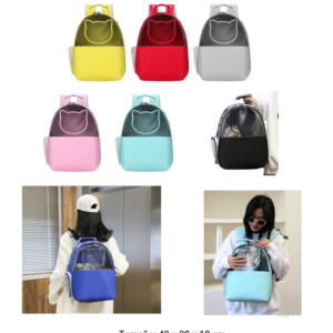 Cargador Para Gato Ref. Morral Transparente Cara de Gato PB12 G