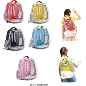 Cargador Para Gato Ref. Morral Transparente Orejas de Gato PB12 D