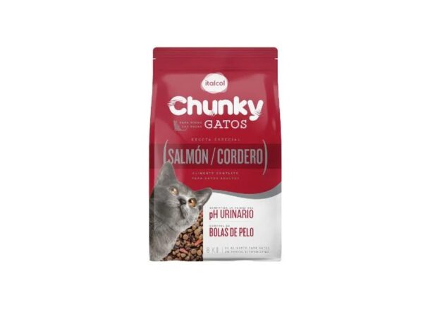 Chunky Adulto Gato Salmon/Cordero