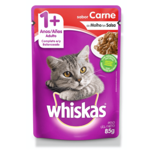 Pouche Whiskas Gato Adulto Carne