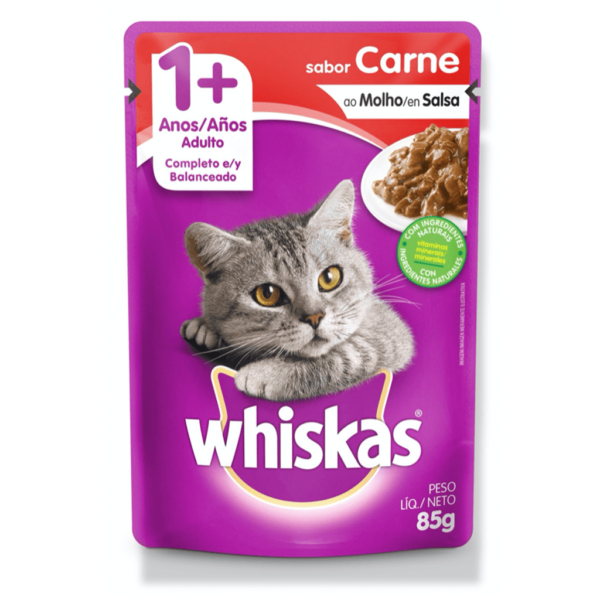 Pouche Whiskas Gato Adulto Carne