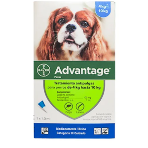 Pipeta Antipulgas Para Perro Advantage 4-10Kg